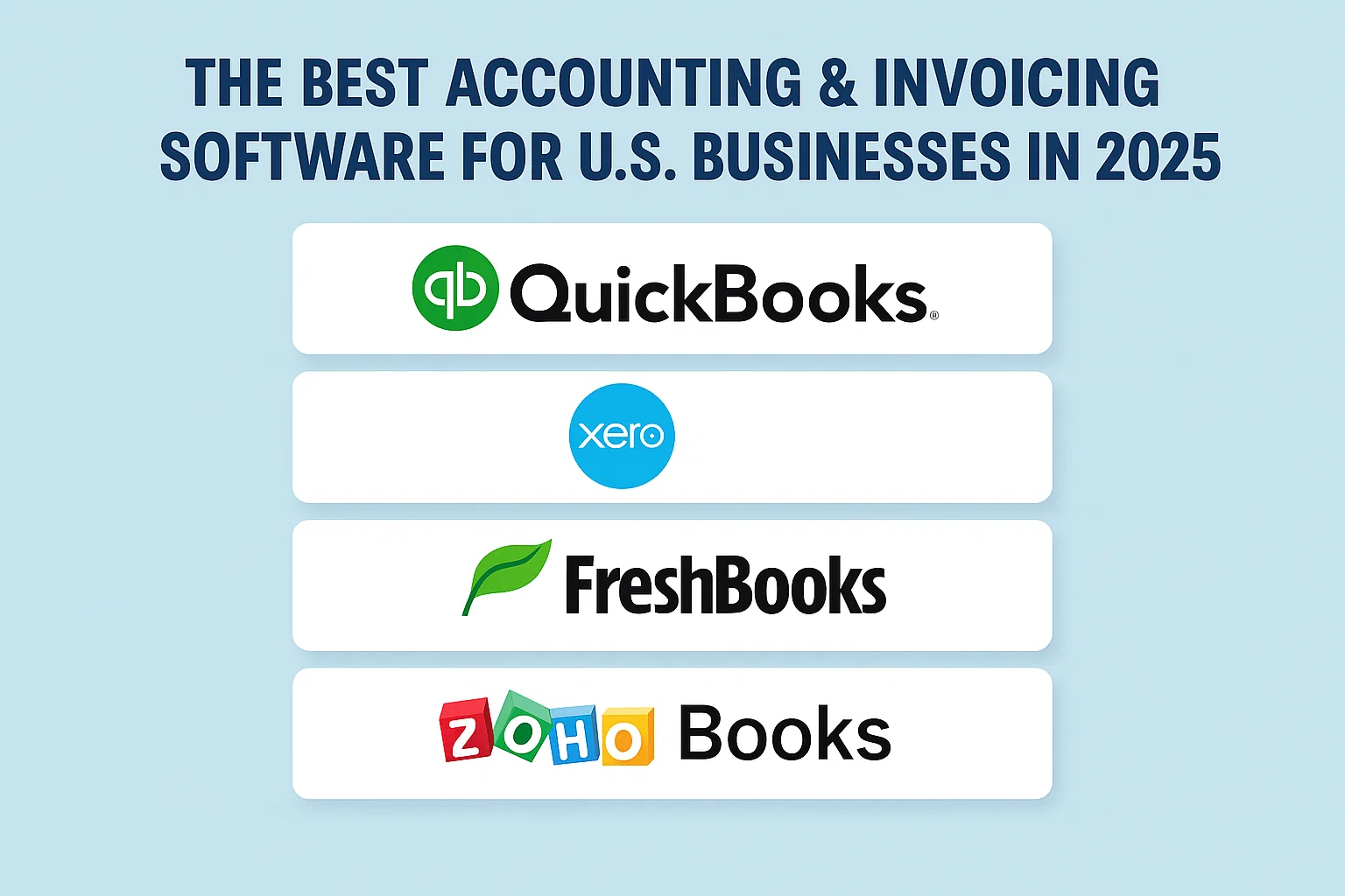 The Best Accounting & Invoicing Software for U.S. Businesses in 2025