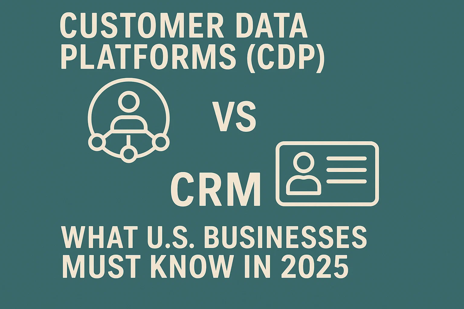 Customer Data Platforms (CDP) vs CRM: What U.S. Businesses Must Know in 2025
