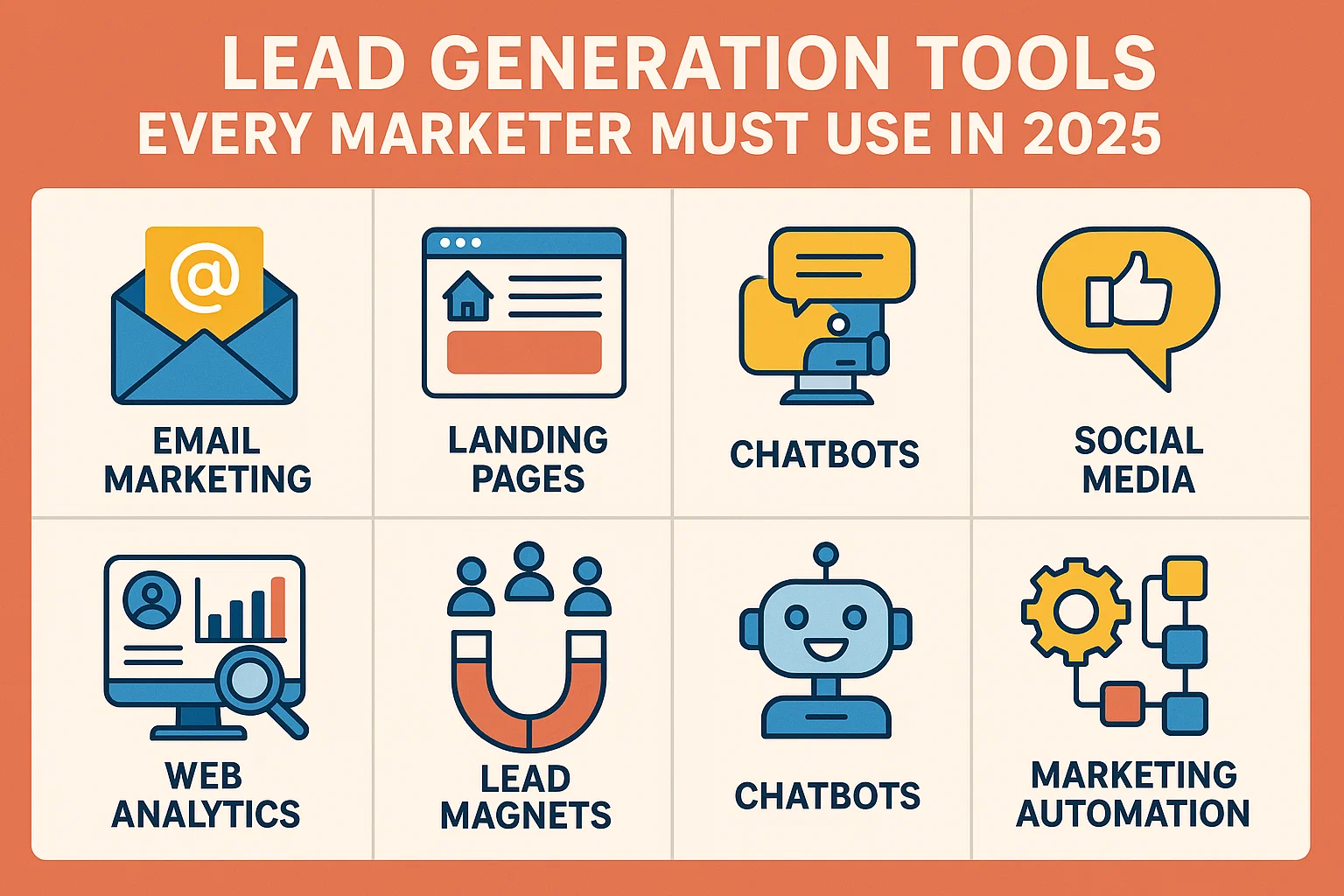 Lead Generation Tools Every Marketer Must Use in 2025