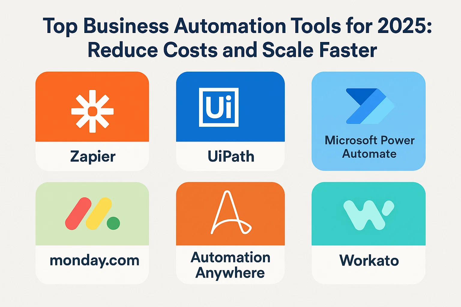 Top Business Automation Tools for 2025: Reduce Costs and Scale Faster
