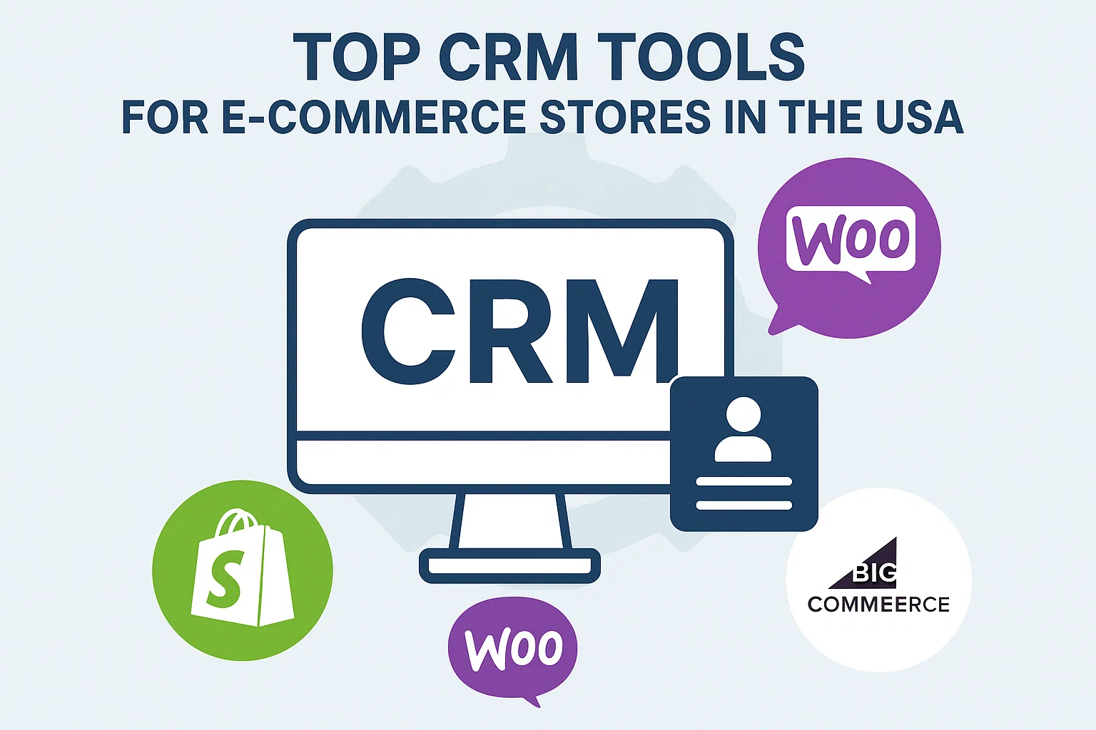 Top CRM Tools for E-commerce Stores in the USA (Shopify, WooCommerce, BigCommerce)